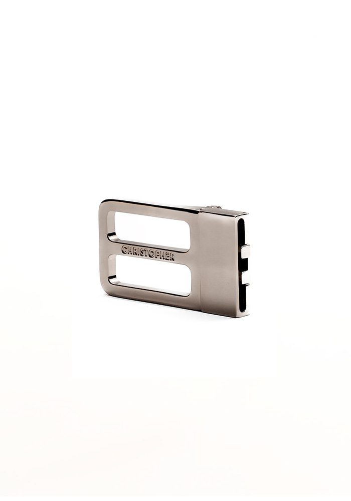 C Lucent Buckle Silver